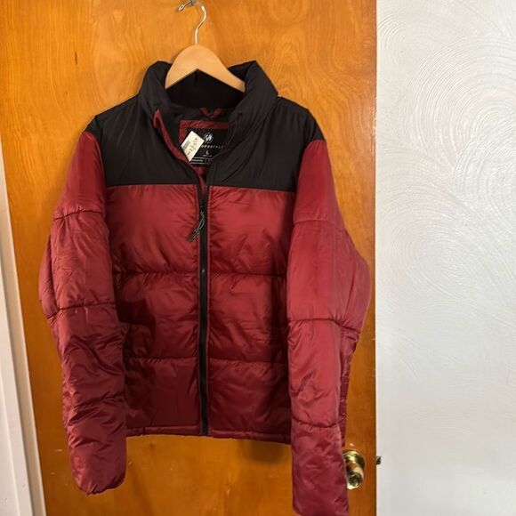 Aeropostale Puffer Jacket Mens Large Red - Picture 1 of 4